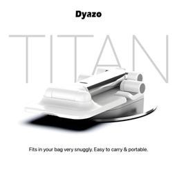 Dyazo Desktop Mobile Stand/Cell Phone Mount with 360° Heavy Rotational Base Height Adjustment Foldable Multiple Adjustment Angles, for Tablets & Phone 4 inch to 10 inch (White) image 4