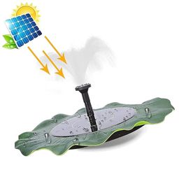 generic Solar Water Fountain for Home 8 nozzles Floating Lotus Leaf Sprinkler Mini Pump for Garden, Outdoor, Pool, Fish Aquarium Tank, Decoration (7V/1.4W Black ABS) image 3