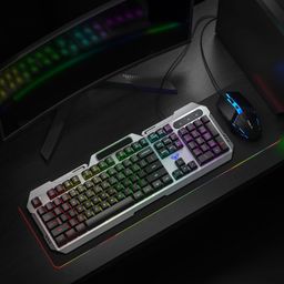 Aula F2023 Wired Gaming Keyboard and Mouse Combo|Premium RGB Backlit Gaming Keyboard & Mouse with 6 Keys | 3600 DPI Wired Mouse and Keyboard Combo image 2