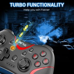 Ant Plus Leo 300 Wireless Gamepad with 2.4GHz Wireless Technology, Integrated Dual Intensity Motor, Keys for PC/Android - Black image 3