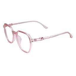 Peter Jones Square Computer Glasses for Women/Girls with Zero Power Blue Light Blocking Glare Lenses (SIZE MEDIUM) AG5196 image 2