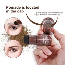 keli Eyebrow Stamp Stencil Kit, Eyebrow Stencils with 3 Pc, Eyebrow Brown Definer, Eyebrow Pencil, Brow Stencils and Shaping Kit Reusable (Black) image 3