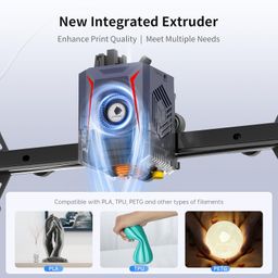 3IDEA Anycubic Kobra 2 Neo 3D Printer, Upgraded 250mm/s Faster Printing Speed with New Integrated Extruder Details, LeviQ 2.0 Auto-Leveling Smart Z-Offset Ideal for Beginners 8.7"x8.7"x9.84" image 4