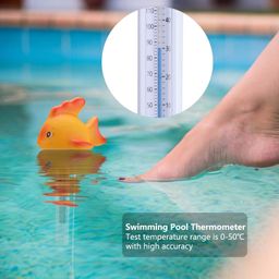 meiyya Temperature Gauge, Light Weight Small Size Floating Portable Waterproof for Inspector for Spas for Swimming Pools image 2