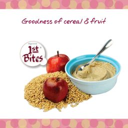 Pristine 1st BITES Baby Cereal 300g | Baby Food (8-24 Months) Stage-2, 100% Organic Wheat & Apple Powder | Infant Food image 5