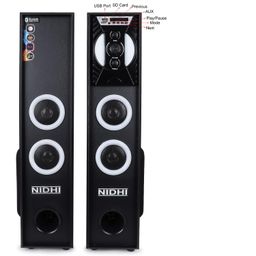 nidhie Nidhi BABIL Double Bluetooth Tower Speakers with FM Radio, USB/AUX Input, TF Card Reader, Volume/Track Control image 4