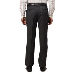 park avenue Men's Polyester Blend Structure Pattern Smart Fit Flat Front Formal Trouser image 4