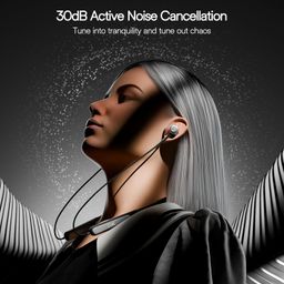 boAt Rockerz 210 ANC Bluetooth in Ear Neckband w/Spatial Audio, 30dB ANC, AI-ENx Technology, 40hrs Playback, EQ Modes, 13 mm Drivers, Dual Pairing & Fast Pair(Onyx Black) image 5