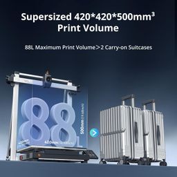 3IDEA Kobra 3 Max 3D Printer Only, Support Multicolor Needs ACE Pro, 600mm/s High-Speed Printing Large Build Volume 420x420x500mm Auto Leveling & Smart Vibration image 2