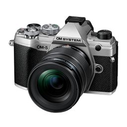 OM SYSTEM OM-5 Mirrorless Camera with 12-45mm f/4 PRO Lens (Silver) image 5