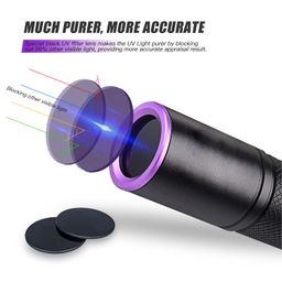 TactEagle UVA_T3 Black Light Flashlight,365NM UV Flashlight for Pet Urine Detection Minerals Resin Curing Scorpion,Portable Blacklight UV Led Flashlight image 3