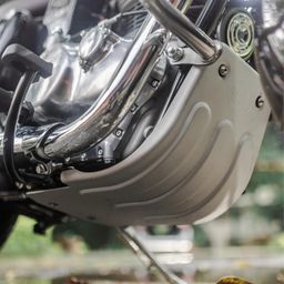 Royal Enfield KXA00651 Silver Sumpguard Kit for Classic Reborn from Sep 2021 Model Onwards & Meteor 350 image 2