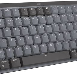 Logitech MX Mechanical Mini Wireless Illuminated Keyboard with Free Adobe Subscription, Linear Switches, Backlit, Bluetooth, USB-C image 1