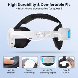 alcopanda Head Strap Compatible with Oculus Quest 3 with 8000 mAh Battery Pack image 3