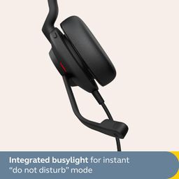 Jabra Evolve2 30 Se On Ear Wired Stereo Noise-Cancelling Headset-Features 2-Mic Call Technology & Usb-C Cable-Works With All Leading Unified Communications Platforms Such As Zoom & Google Meet-Black image 5