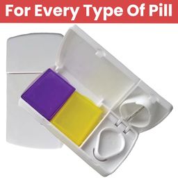 TEMPERIA (1 pcs) Tablet Cutter of All Size Pills - Medicine Splitters, Breaker and Crusher to Powder of Any Size Pill (Large & Small) - Durable & Ergonomic Design (with Storage Box) (MN02) image 5