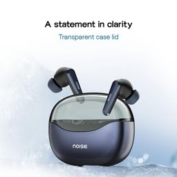 Noise Newly Launched Buds VS601 in-Ear Truly Wireless Earbuds with 50H of Playtime, Transparent case lid, Quad mic ENC, Dual Device Pairing, 10mm Driver, BT v5.3 (Cobalt Blue) image 4