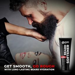 Beardo Beard Softner, 50g | Beard cream for men | Frizz-free, detangled, Shiny Beard | Vitamin E, Argan Oil based Beard Oil replacement for Itchy Stubble image 3