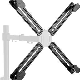 Jin Office Four-ARM Monitor Adapter KIT for Non-VESA Monitor and CAN Mount Any Monitor Without Screw Holes| ONLY VESA Adapter| Does NOT Included Monitor Mount Stand image 4