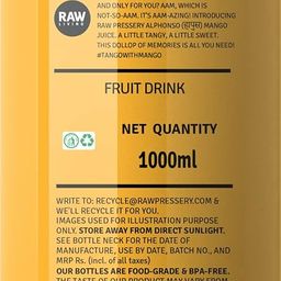 Raw Pressery Alphonso Mango Juice (2 x 1000ml) Maximum Pulp (51%) image 2