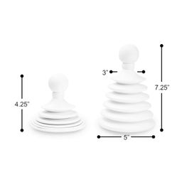 Master Plunger Mighty Tiny Plunger Designed for Bathroom/Kitchen Sinks, Perfect for RVââ‚¬â„¢s. Unclogs Fast & Easy (Patent Pending), White image 2