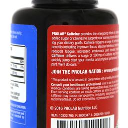Prolab Nutrition Caffeine, 100 Tabs 200 Mg -Pack of 2 image 5