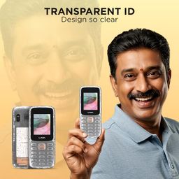 Lava A1 Clear Copper Keypad Mobile Phone with Long Lasting Smart AI Battery | 1.77inch Display | Bluetooth Support | Military Grade Certified | 32 GB Expandable Memory | (Clear) image 3
