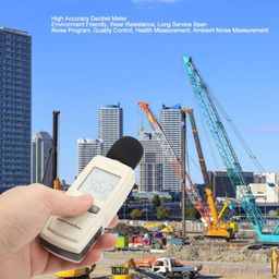 Miskall Decibel Meter, Upgraded High Accuracy ABS Sound Level Meter Noise Detector Portable SPL Instrument for Home Factory Classroom Office image 5
