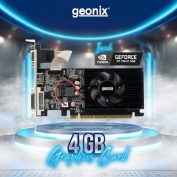 GEONIX GEFORCE GT 730LP 4GB DDR3 Graphic Card | 64bit Dual Slot | Multiple Outputs- VGA, HDMI, DVI | Support PCI-e2 Profile image 4