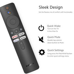 kpdp Original Redmi Tv Remote Xiaomi tv Remote Control Mi Tv Remote Control Original for Smart Android 4K Led UHD HD Television with Bluetooth Feature and Voice Command image 4