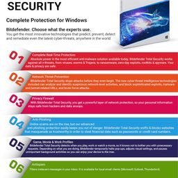 Bitdefender - 1 Computer,3 Years - Total Security | Windows | Latest Version | Email Delivery In 2 Hours- No Cd | image 2