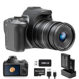 4K Digital Camera With 40X Zoom,64Mp Dslr Camera For Photography Beginners,Autofocus 1080P Hd Vlogging Camera With Eis,32Gb Sd Card,2 Batteries image 1