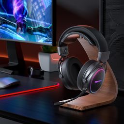 amazon basics On Ear Wireless Gaming Headphones | +20 hrs Playtime | 2.4Ghz Ultra Low Latency | Bluetooth 5.2 | Dual Mode | PS, PC, Tablet, Mobile Phone Compatible image 5