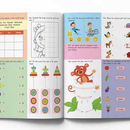 201 Brain Booster Activity Book - Fun Activities and Exercises For Children: Tracing & Pattern, Colors & Shapes, Maze image 5