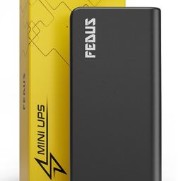 FEDUS UPS For Wi-Fi router, Router UPS, 12V Mini Inverter UPS For WiFi router Broadband Modem, Power Backup Upto 5 Hours For Jio Airtel Xtreme Intercom, Set-Top Box, Alexa, Mini Camera 2 Year Warranty image 1