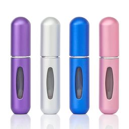 yocasii 4PCS Portable Mini Refillable Perfume Atomizer Bottle, Scent Pump Case for Traveling and Outgoing image 1
