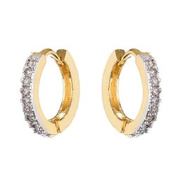 zeneme American Diamond Gold plated Earrings Set For Women & Girls - Pack Of 3 image 3