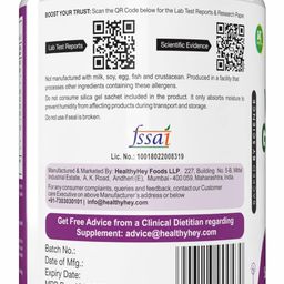 HealthyHey Nutrition Vegetarian Glucosamine (Non-Shellfish Derived) - Joint Health 60 Veg Capsules image 5