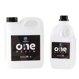 Magnifico One Resin - 3.2 KG (3:1) Clear UV-Resistant Epoxy Resin Art Kit, Smooth Finish, Easy to Use with Self-Leveling. image 1