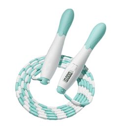 ujeavette UJEAVETTE® Children Soft Beaded Segment Jump Rope Skipping Rope With Counters Portable Green image 3
