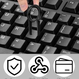 7 Pcs Keyboard Cleaner Kit, Laptop Cleaning Kit, Keycap Puller Suitable for Cleaning Keyboards and Computers image 3