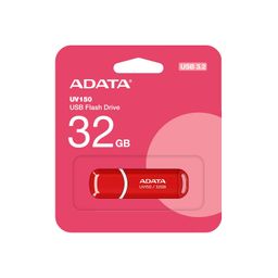 ADATA UV150 32GB USB 3.0 Snap-on Cap Flash Drive, Upto 90 MB/s Read and 25 MB/s Write -Red (AUV150-32G-RRD) image 2