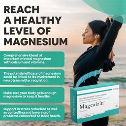ALLDAY PHARMA Magcalzin Tablets | Multivitamins | Dietary (30 Tablets) with Mineral and Vitamins Help in Bone health, Muscle Health, Heart Health | for Men & Women image 5