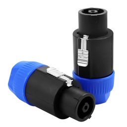 KEBILSHOP 6pcs 4 Pole Speakon Connector - Pack of 6 Pro Audio Jack Amplifier NL4 Speak-On Quick Lock Plugs - Compatible with Neutrik Speak-On NL4FC for Loudspeaker Connection image 3