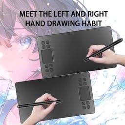 VEIKK A50 Graphic Drawing Tablet 10x6 inch Pen Tablet,Smart Gesture Touch and 8 Express Keys, 8192 Levels Battery-Free Pen Support Windows, MAC, Linux, Android Mobile,Support Tilt Pressure image 5