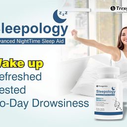 Trexgenics SLEEPOLOGY Advanced Melatonin-Free, Non-Habit Forming NightTime Sleep Support (60 Veg. Capsules) (1) image 4