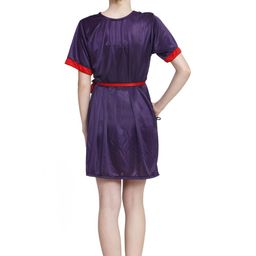 keoti Multi Color Satin Short Robe & Nighty Set - Pack of 2 image 4