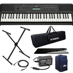 Yamaha PSR-E273, 61-Keys Portable Keyboard With Stand, Adapter,Padded Keyboard Bag & Keyboard Dust Cover Combo Pack. image 1