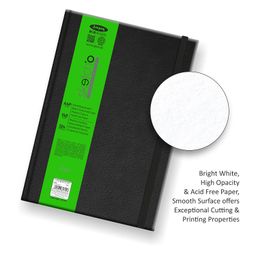 Anupam SketchO Sketch Book Hardbound Square Drawing Notebook Acid Free Paper Elastic Clouser for Artists Students -124 Pages 140 GSM image 5