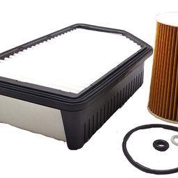 GOPINATH AUTOLINK Car engine air filter + oil filter compatible with fluidic varna diesel image 2